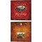 Still Life Wine Label Square A by Mary Beth Baker 14" x 14" Canvas Wall Art (Set of 2)